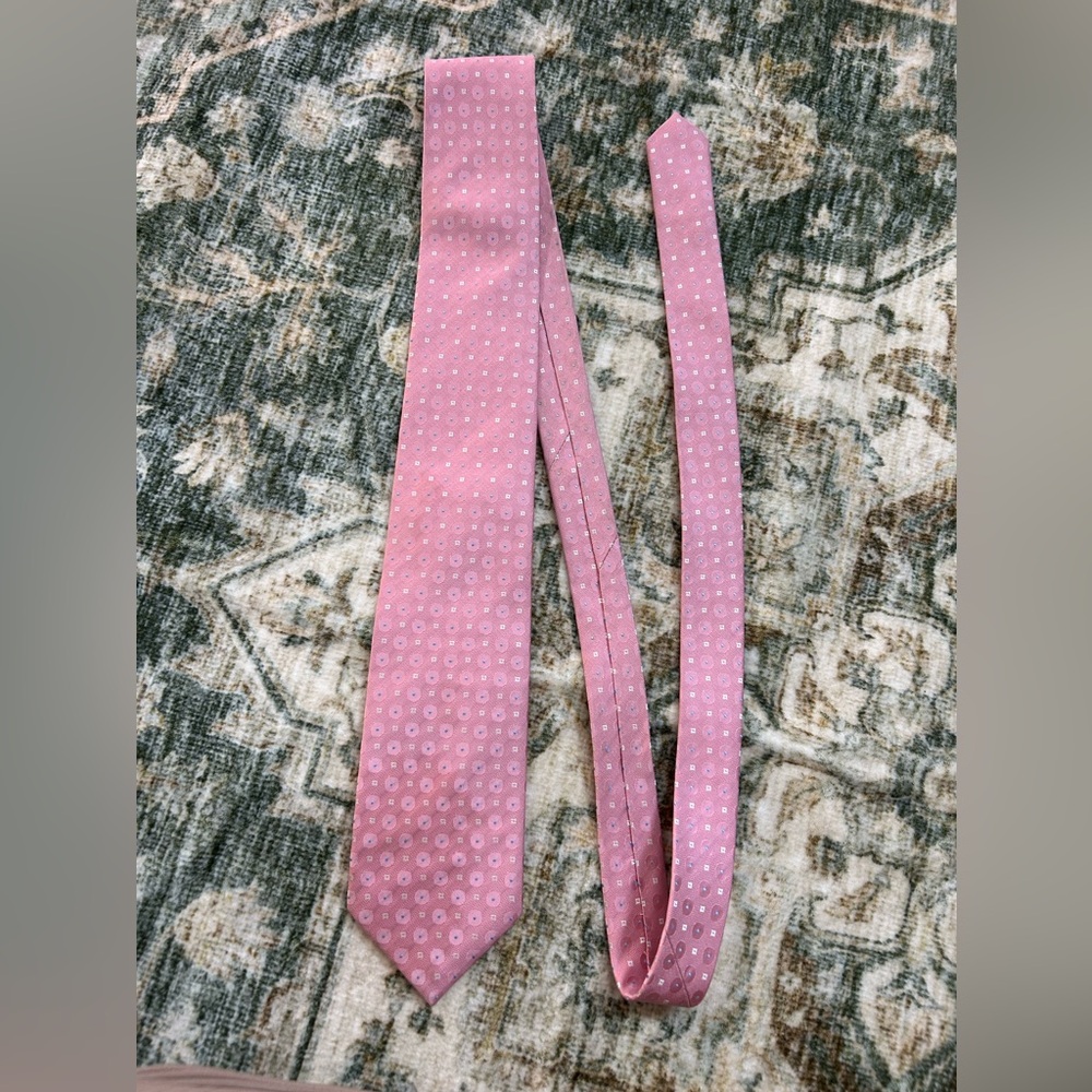Bocara Pink Tie 100% silk‎